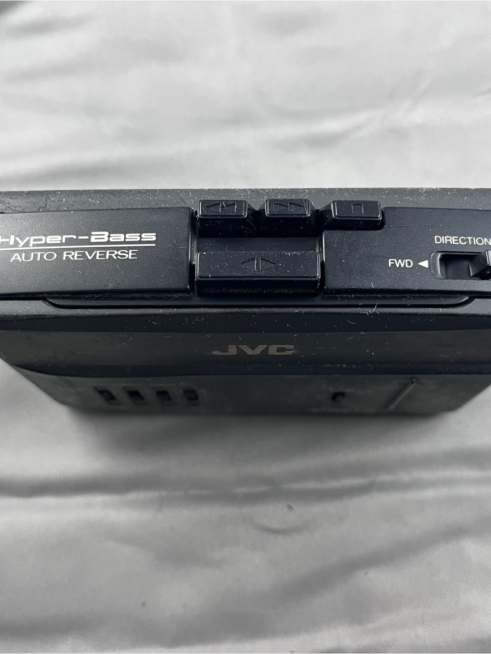 JVC CX-F100 Portable Cassette Player And AM/FM Walkman Works Hyper-Bass Auto Rev - Picture 6 of 13